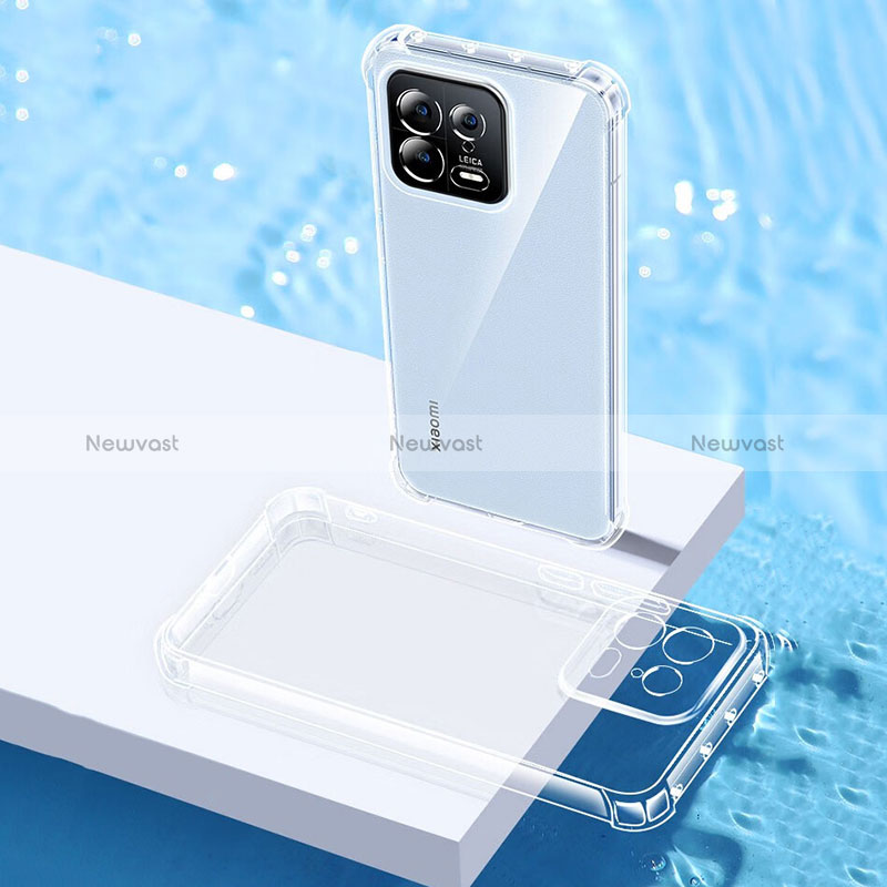 Ultra-thin Transparent TPU Soft Case T02 for Xiaomi Mi 13 5G Clear