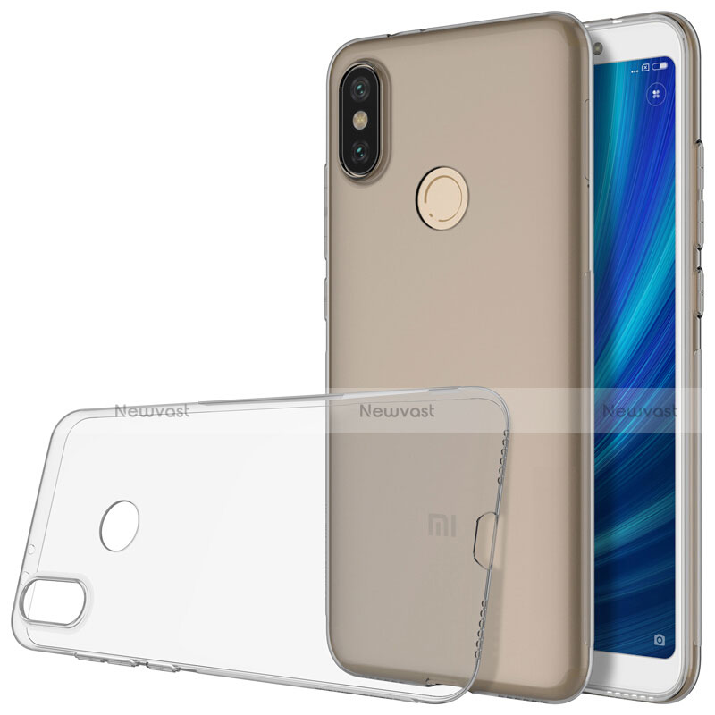 Ultra-thin Transparent TPU Soft Case T02 for Xiaomi Mi 6X Gray