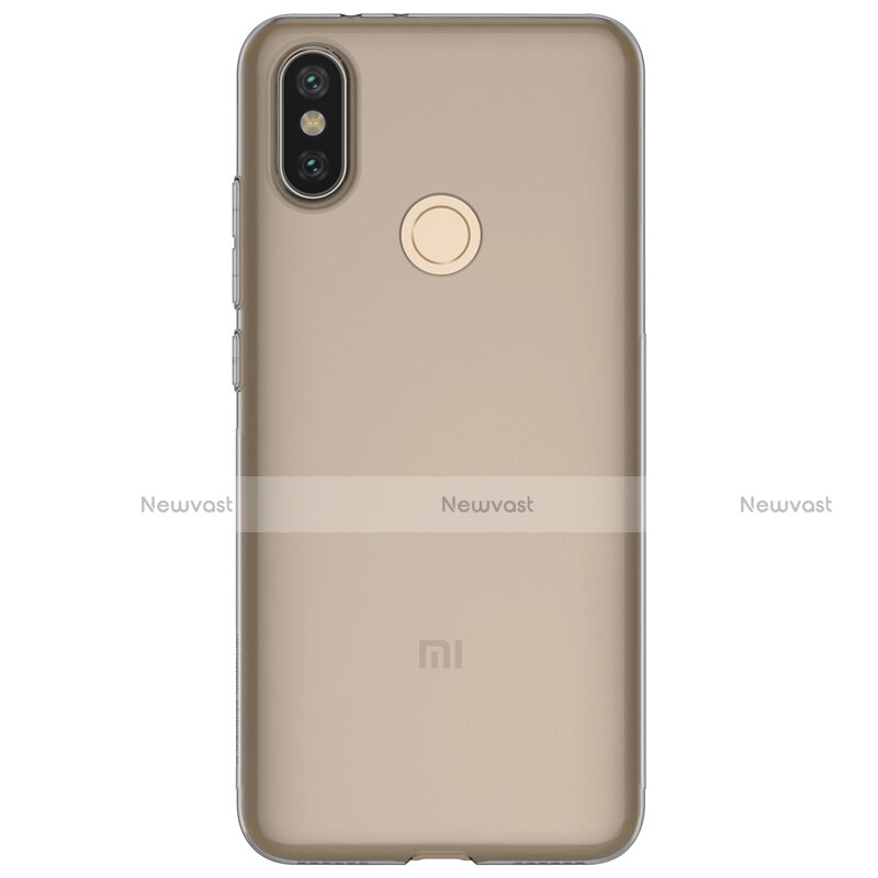 Ultra-thin Transparent TPU Soft Case T02 for Xiaomi Mi 6X Gray