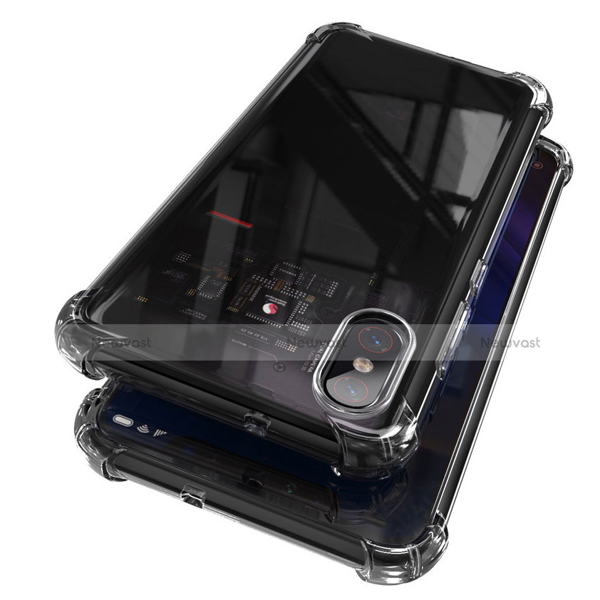 Ultra-thin Transparent TPU Soft Case T02 for Xiaomi Mi 8 Screen Fingerprint Edition Clear