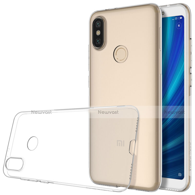 Ultra-thin Transparent TPU Soft Case T02 for Xiaomi Mi A2 Clear