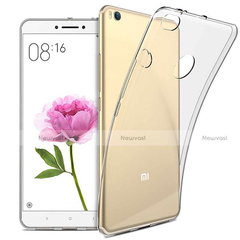 Ultra-thin Transparent TPU Soft Case T02 for Xiaomi Mi Max 2 Clear