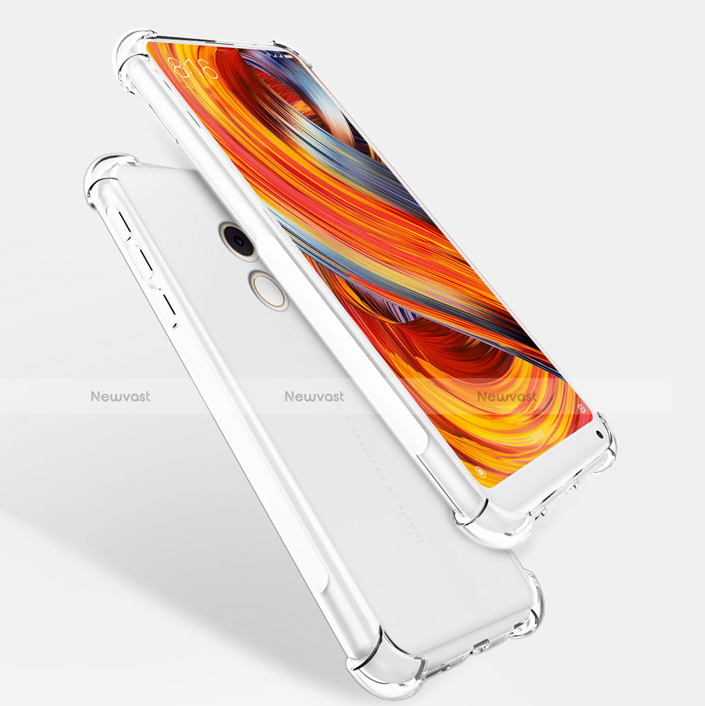 Ultra-thin Transparent TPU Soft Case T02 for Xiaomi Mi Mix 2 Clear