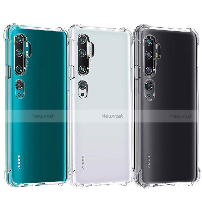 Ultra-thin Transparent TPU Soft Case T02 for Xiaomi Mi Note 10 Clear