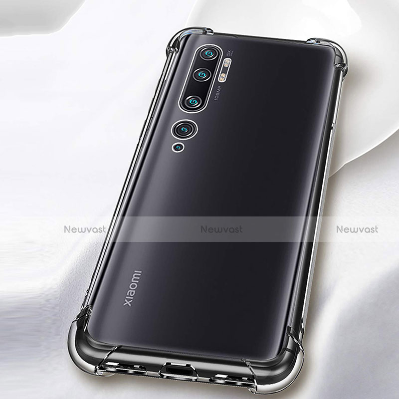 Ultra-thin Transparent TPU Soft Case T02 for Xiaomi Mi Note 10 Clear