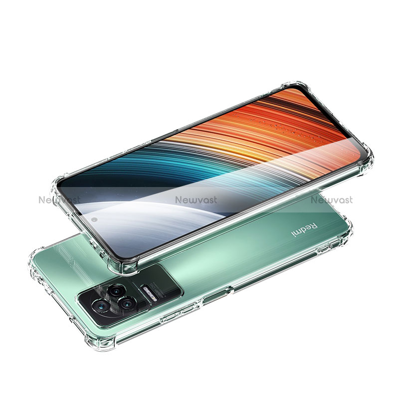 Ultra-thin Transparent TPU Soft Case T02 for Xiaomi Poco F4 5G Clear