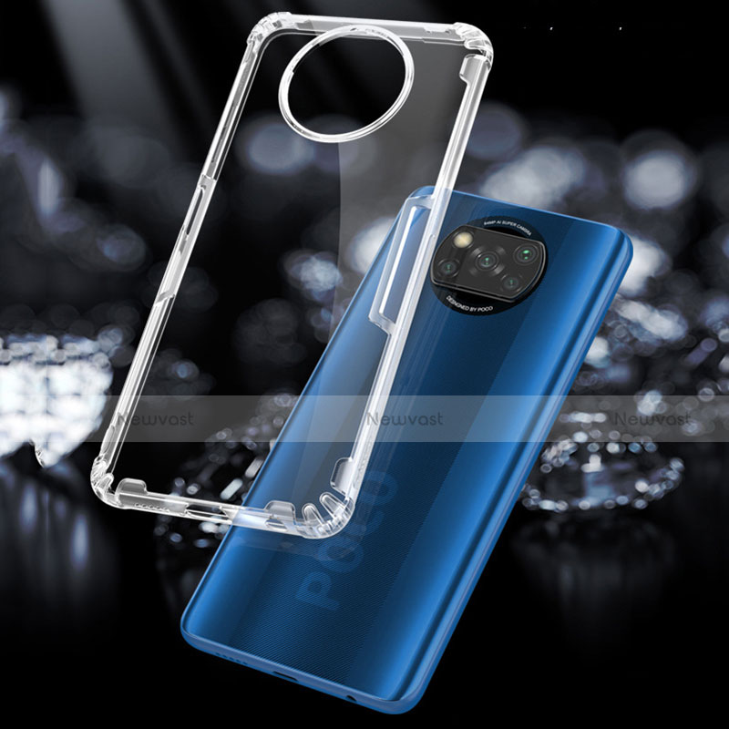 Ultra-thin Transparent TPU Soft Case T02 for Xiaomi Poco X3 Clear