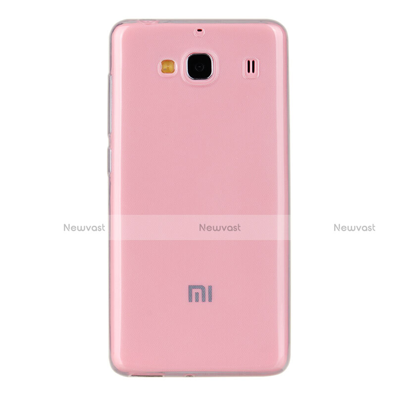 Ultra-thin Transparent TPU Soft Case T02 for Xiaomi Redmi 2 Clear