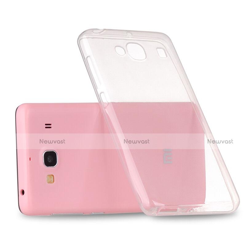 Ultra-thin Transparent TPU Soft Case T02 for Xiaomi Redmi 2 Clear