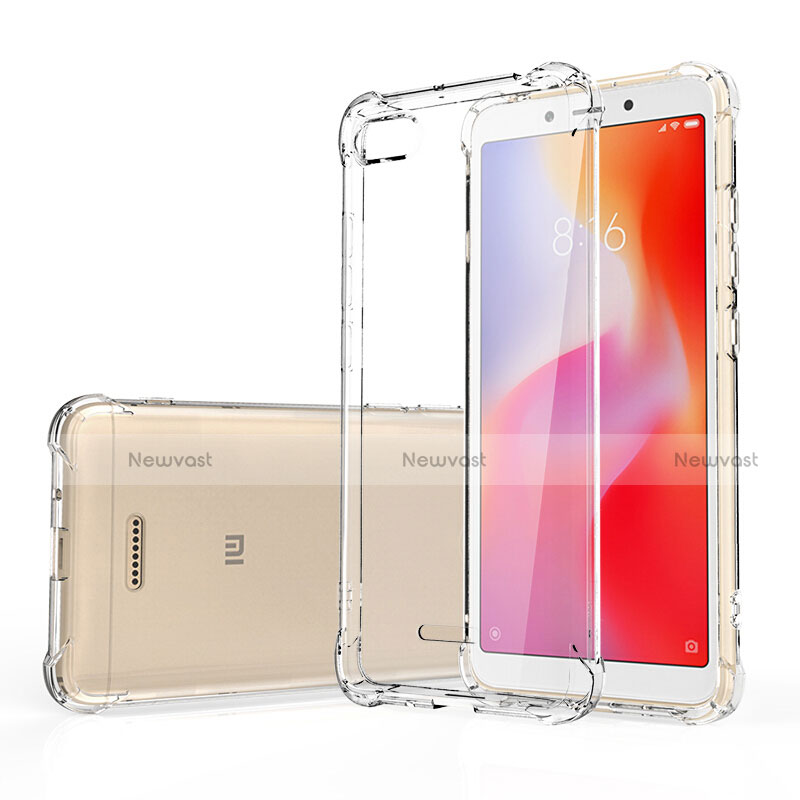 Ultra-thin Transparent TPU Soft Case T02 for Xiaomi Redmi 6A Clear
