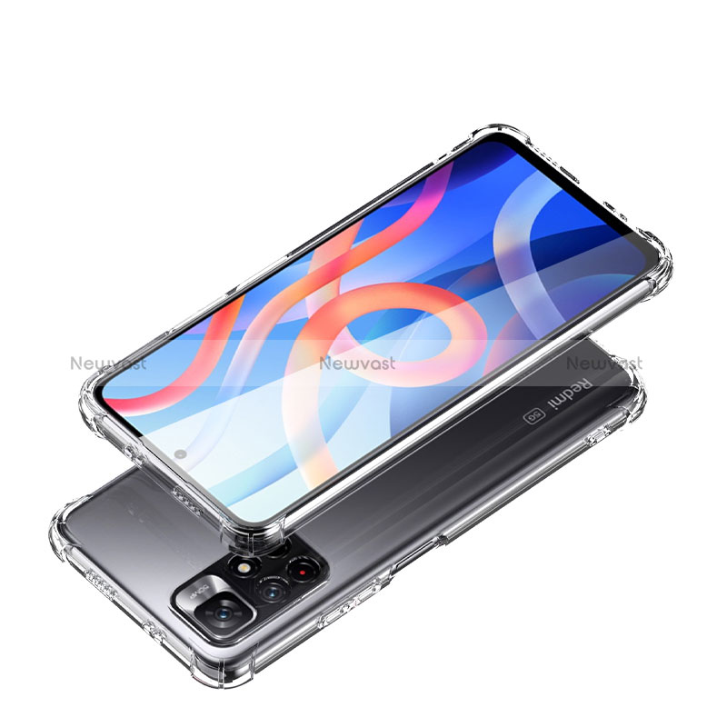 Ultra-thin Transparent TPU Soft Case T02 for Xiaomi Redmi Note 11S 5G Clear