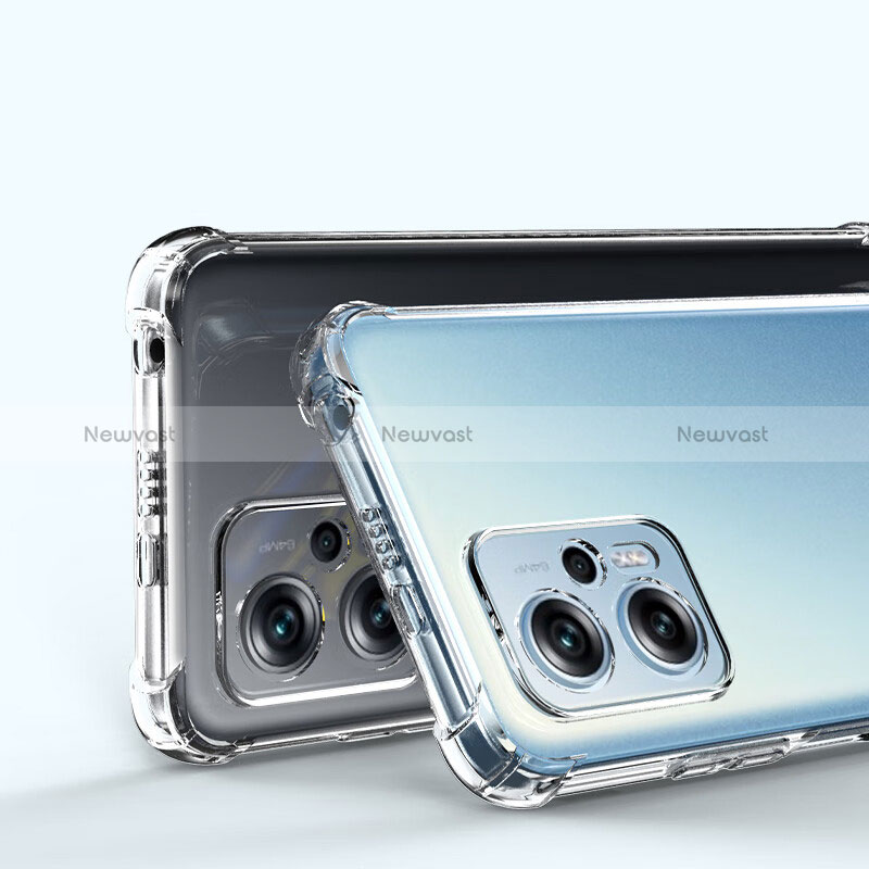 Ultra-thin Transparent TPU Soft Case T02 for Xiaomi Redmi Note 11T Pro+ Plus 5G Clear