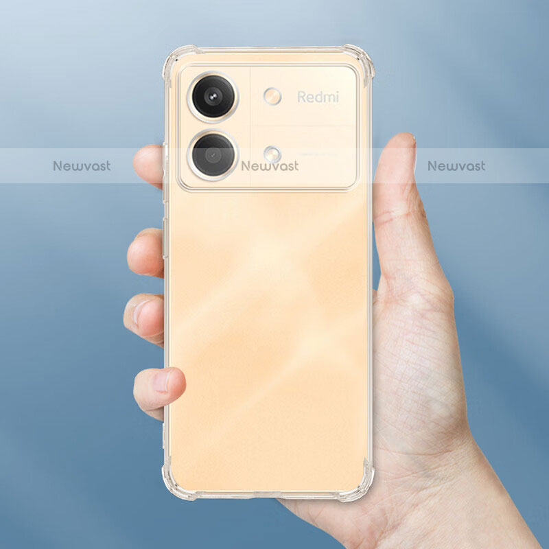 Ultra-thin Transparent TPU Soft Case T02 for Xiaomi Redmi Note 13R Pro 5G Clear