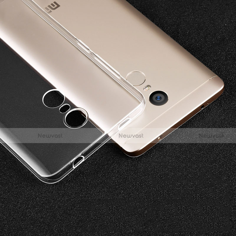 Ultra-thin Transparent TPU Soft Case T02 for Xiaomi Redmi Note 4 Clear