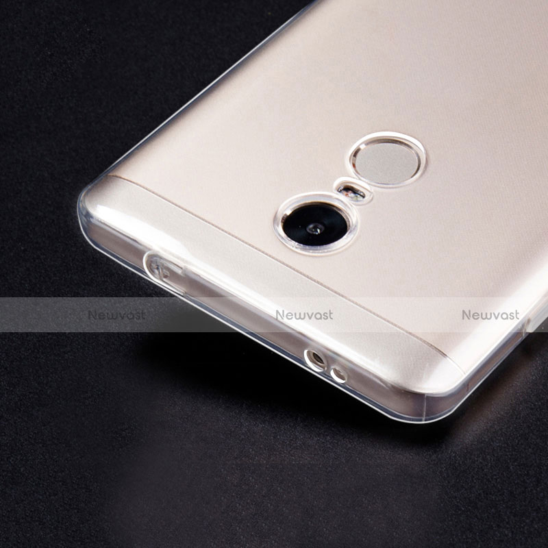 Ultra-thin Transparent TPU Soft Case T02 for Xiaomi Redmi Note 4 Standard Edition Clear