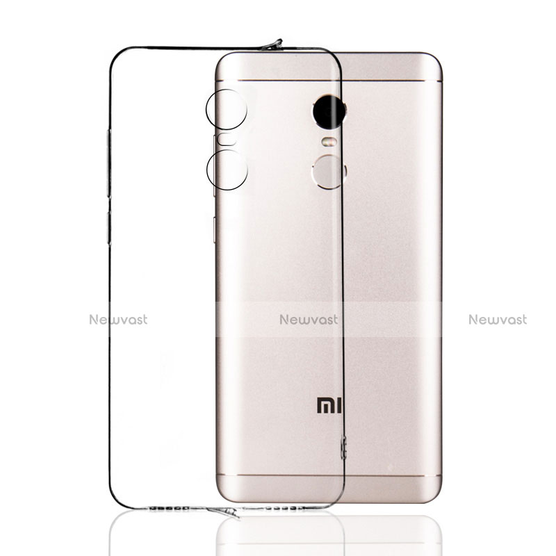 Ultra-thin Transparent TPU Soft Case T02 for Xiaomi Redmi Note 4 Standard Edition Clear