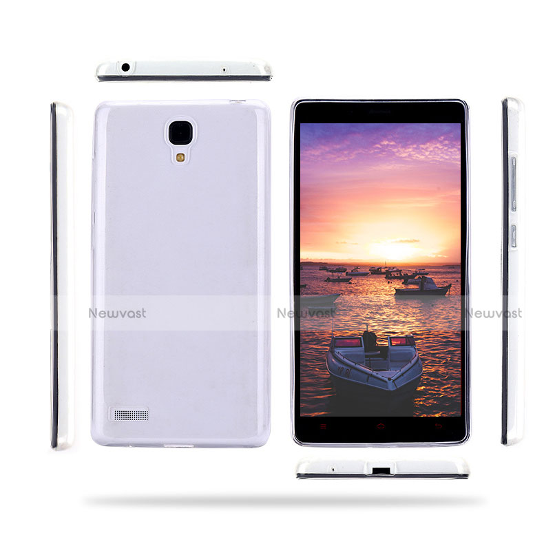 Ultra-thin Transparent TPU Soft Case T02 for Xiaomi Redmi Note 4G Clear