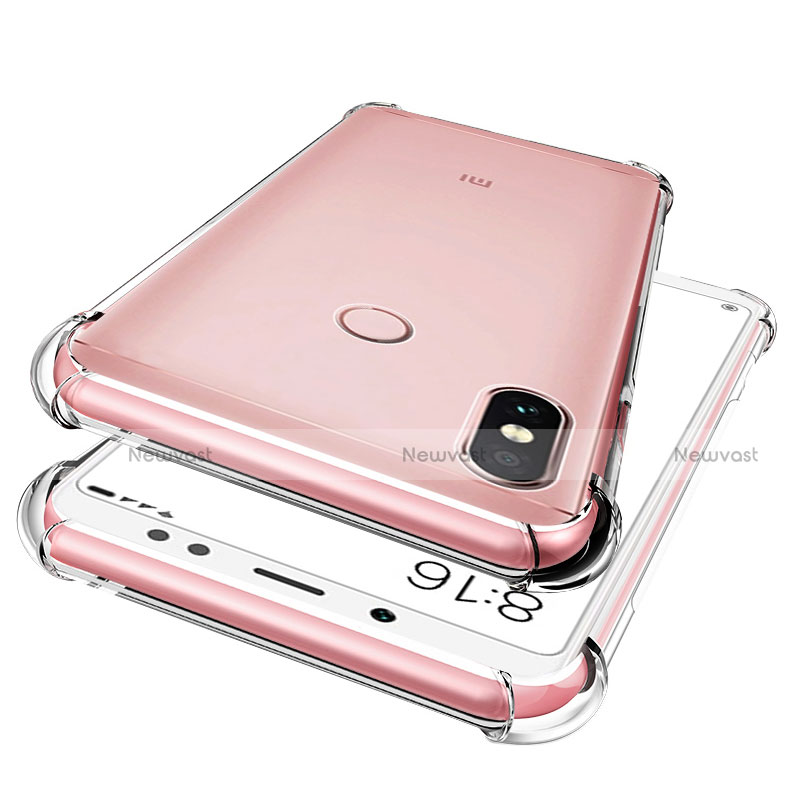 Ultra-thin Transparent TPU Soft Case T02 for Xiaomi Redmi Note 5 Pro Clear