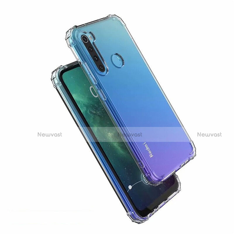 Ultra-thin Transparent TPU Soft Case T02 for Xiaomi Redmi Note 8 (2021) Clear