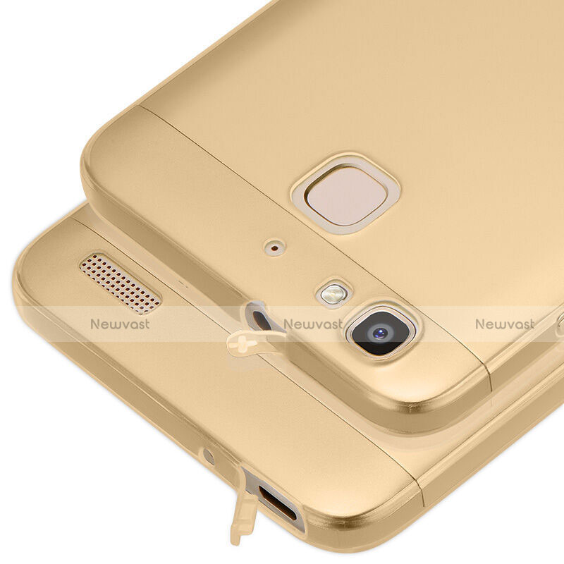 Ultra-thin Transparent TPU Soft Case T03 for Huawei Enjoy 5S Gold