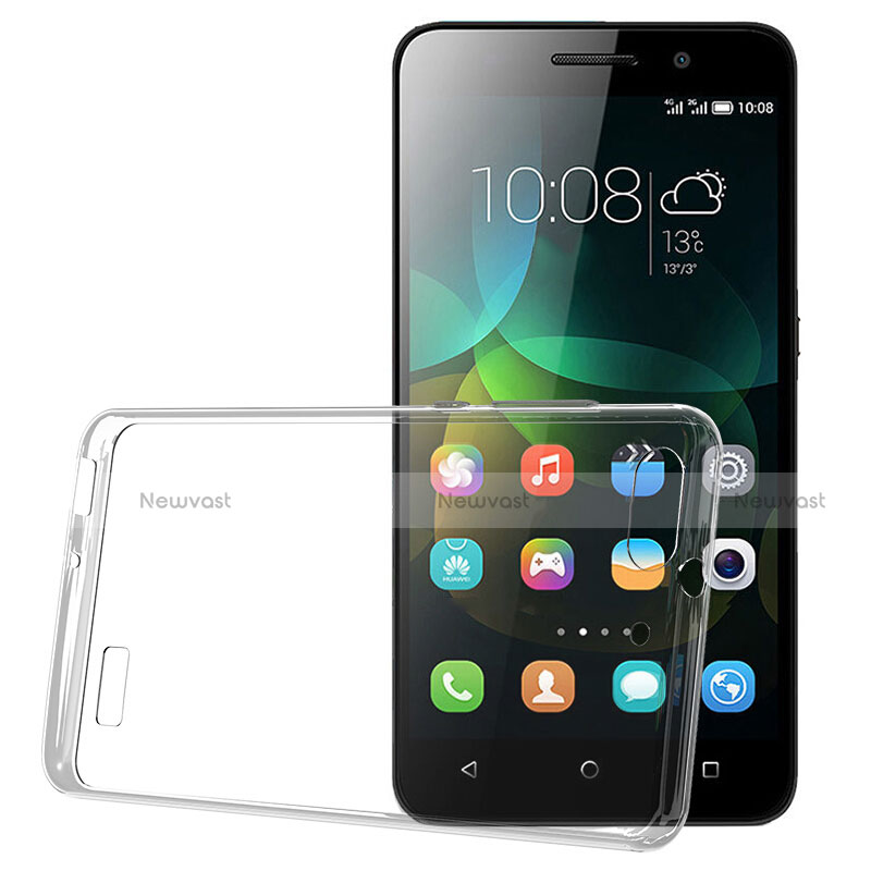 Ultra-thin Transparent TPU Soft Case T03 for Huawei G Play Mini Clear