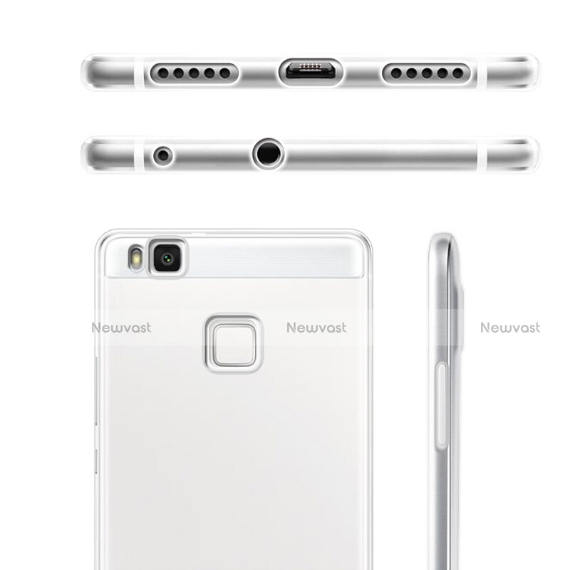 Ultra-thin Transparent TPU Soft Case T03 for Huawei G9 Lite Clear