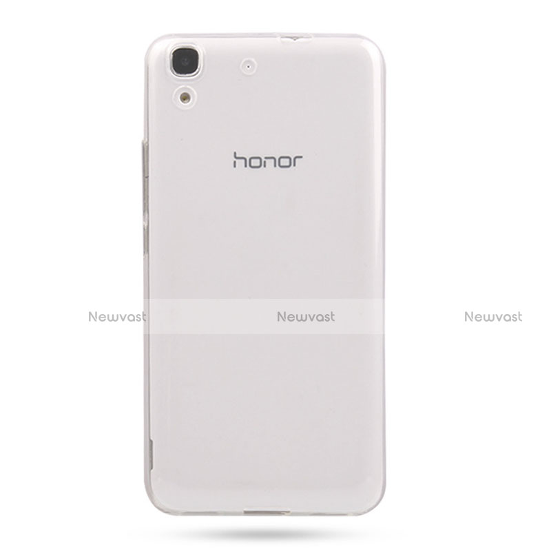 Ultra-thin Transparent TPU Soft Case T03 for Huawei Honor 4A Clear