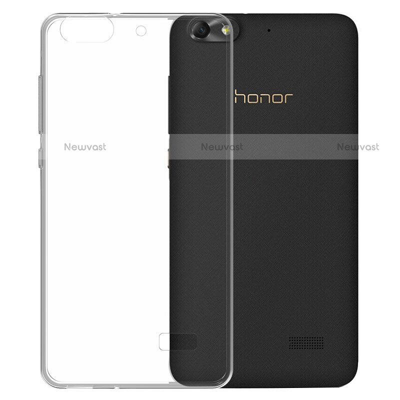 Ultra-thin Transparent TPU Soft Case T03 for Huawei Honor 4C Clear