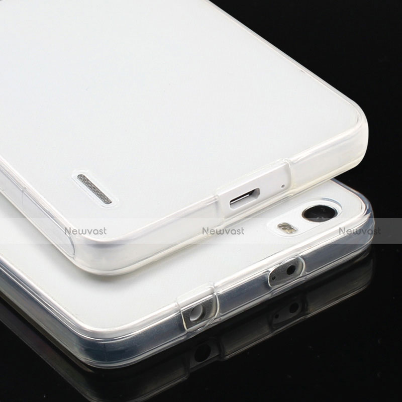 Ultra-thin Transparent TPU Soft Case T03 for Huawei Honor 6 Clear