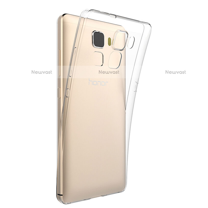 Ultra-thin Transparent TPU Soft Case T03 for Huawei Honor 7 Clear