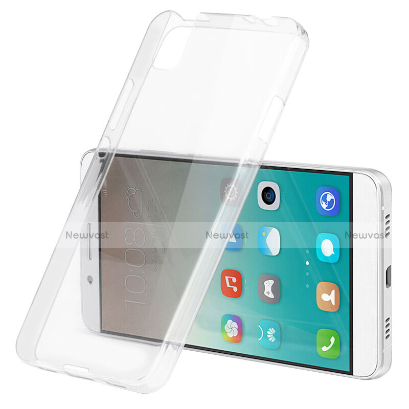 Ultra-thin Transparent TPU Soft Case T03 for Huawei Honor 7i shot X Clear