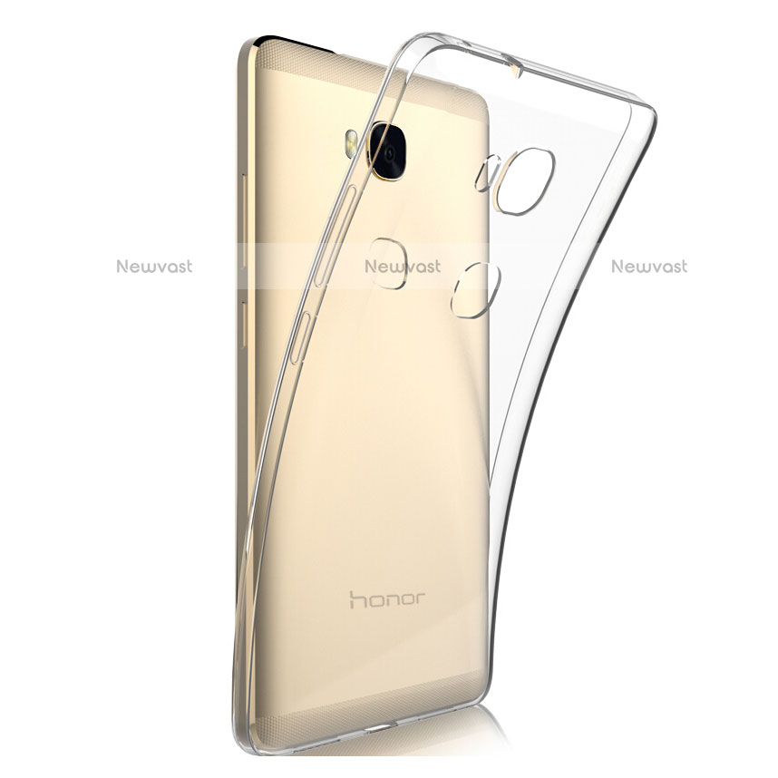 Ultra-thin Transparent TPU Soft Case T03 for Huawei Honor Play 5X Clear