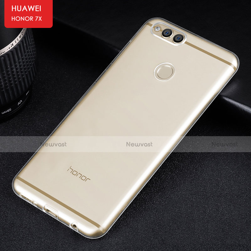 Ultra-thin Transparent TPU Soft Case T03 for Huawei Honor Play 7X Clear