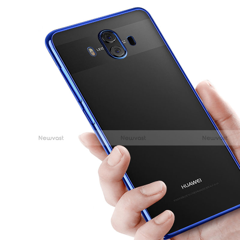 Ultra-thin Transparent TPU Soft Case T03 for Huawei Mate 10 Blue