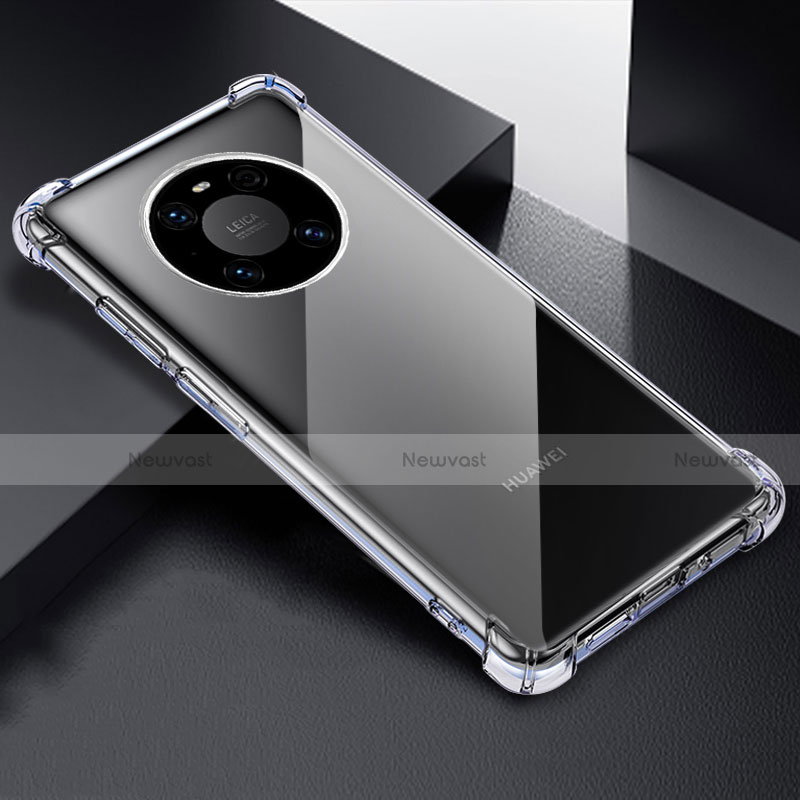 Ultra-thin Transparent TPU Soft Case T03 for Huawei Mate 40 Pro Clear