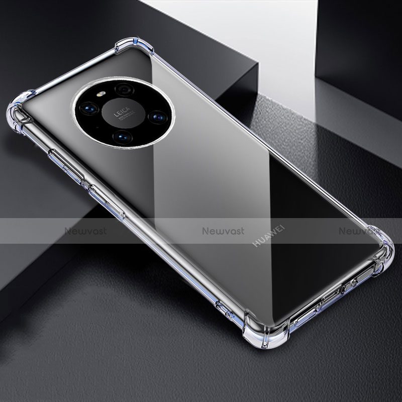 Ultra-thin Transparent TPU Soft Case T03 for Huawei Mate 40E Pro 4G Clear