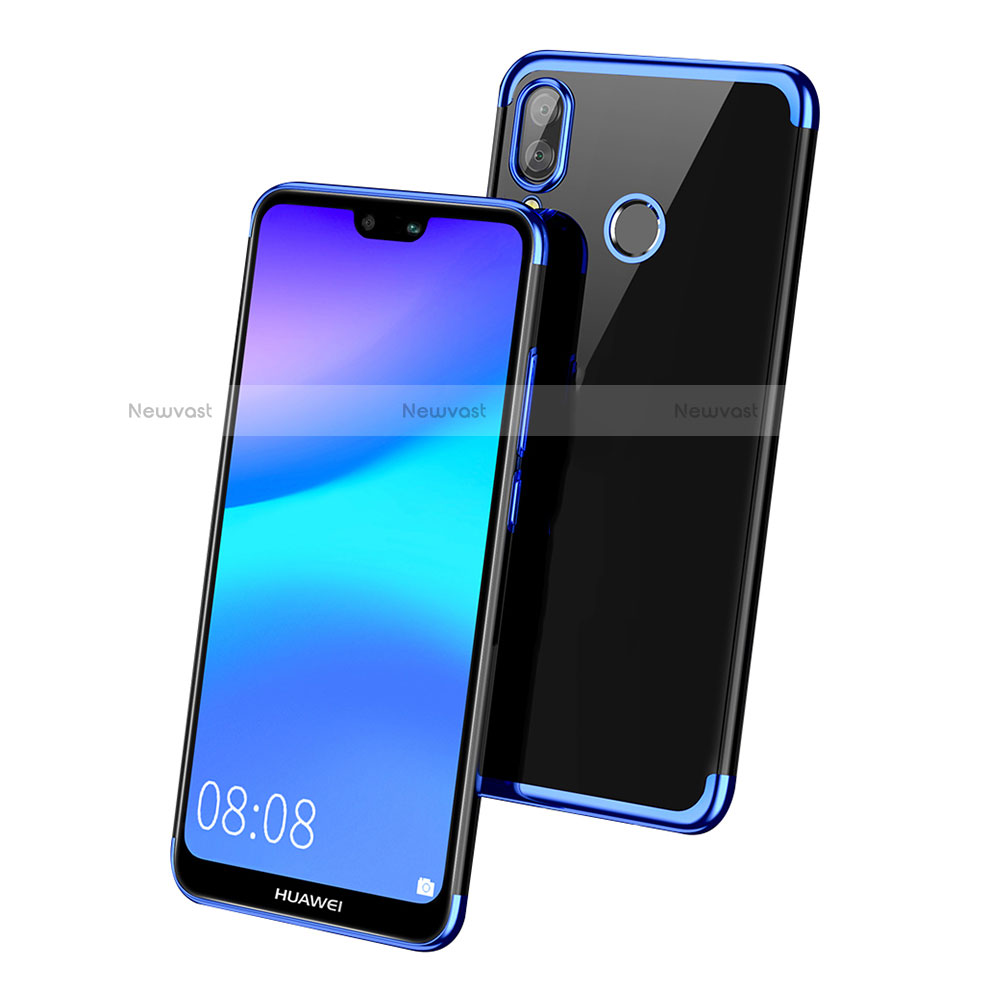 Ultra-thin Transparent TPU Soft Case T03 for Huawei Nova 3e Blue