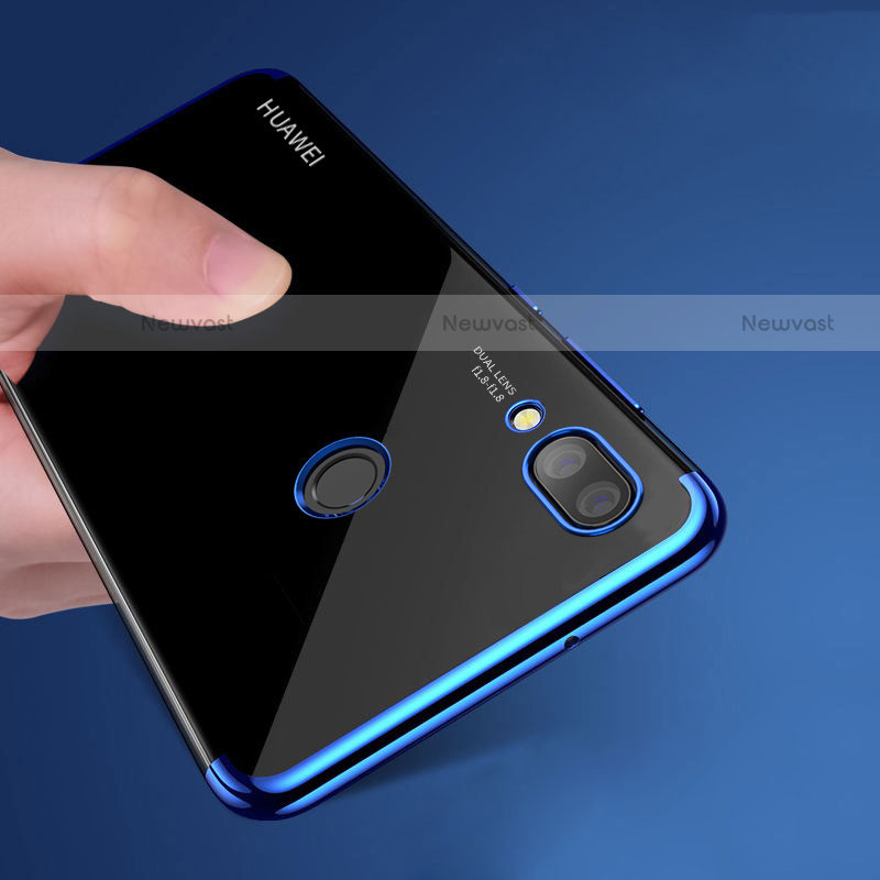 Ultra-thin Transparent TPU Soft Case T03 for Huawei Nova 3e Blue