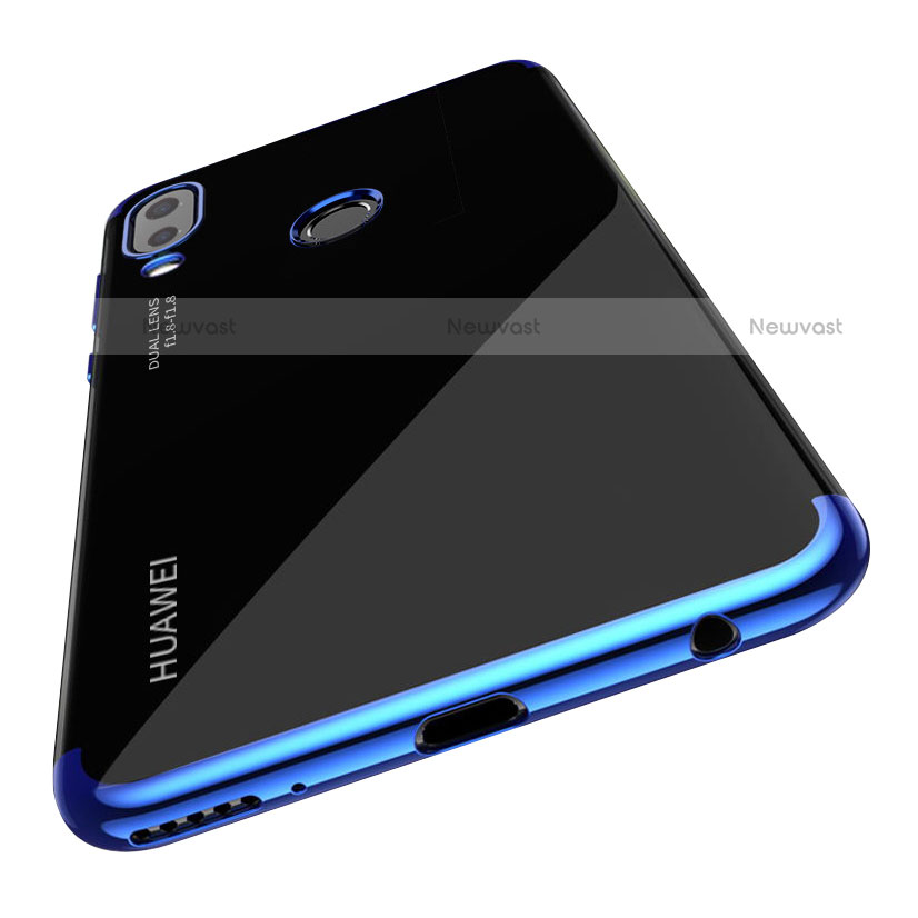 Ultra-thin Transparent TPU Soft Case T03 for Huawei Nova 3e Blue