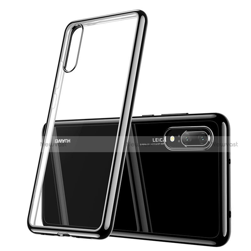 Ultra-thin Transparent TPU Soft Case T03 for Huawei P20 Black