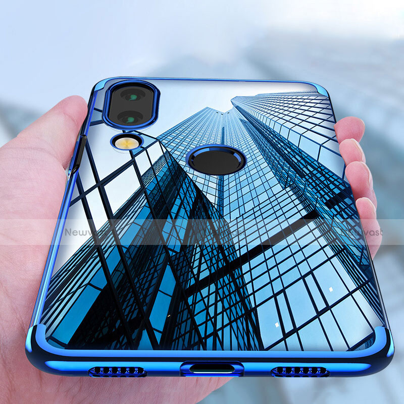 Ultra-thin Transparent TPU Soft Case T03 for Huawei P20 Lite Blue