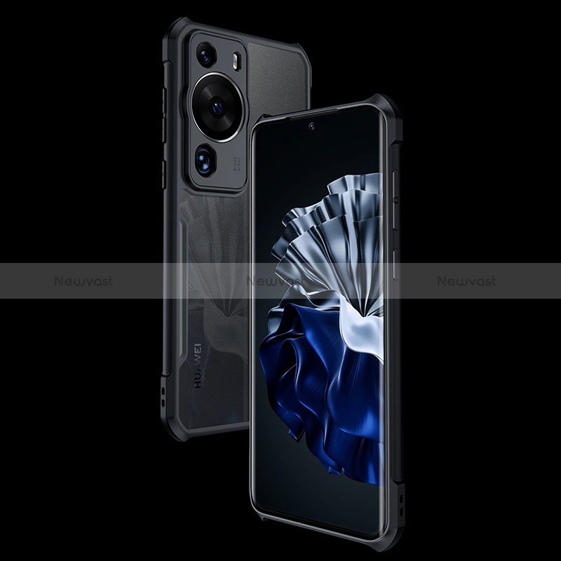 Ultra-thin Transparent TPU Soft Case T03 for Huawei P60 Black