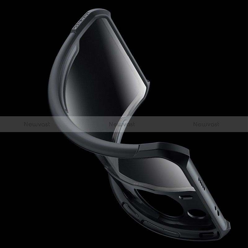 Ultra-thin Transparent TPU Soft Case T03 for Huawei P60 Black