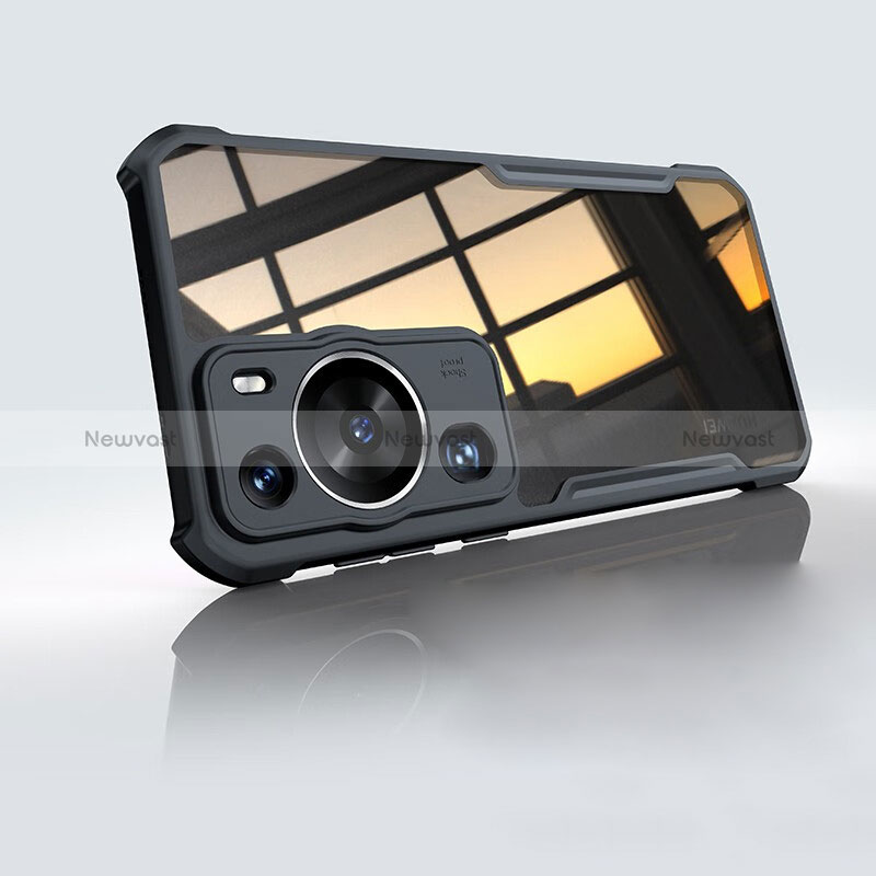 Ultra-thin Transparent TPU Soft Case T03 for Huawei P60 Pro Black