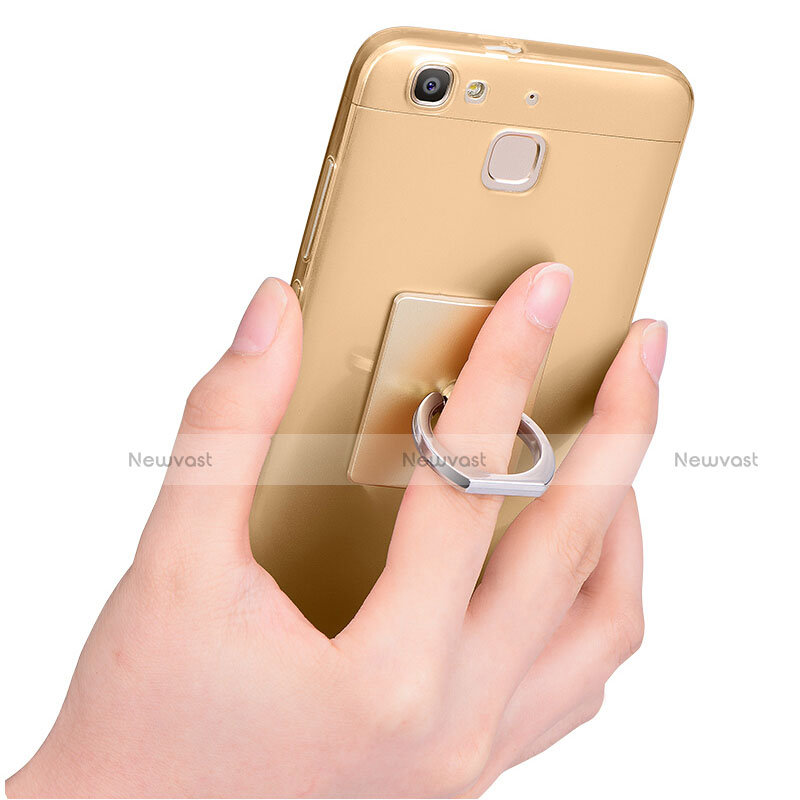 Ultra-thin Transparent TPU Soft Case T03 for Huawei P8 Lite Smart Gold