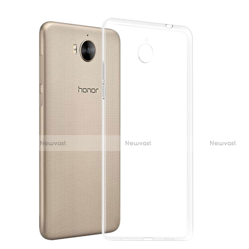 Ultra-thin Transparent TPU Soft Case T03 for Huawei Y5 (2017) Clear