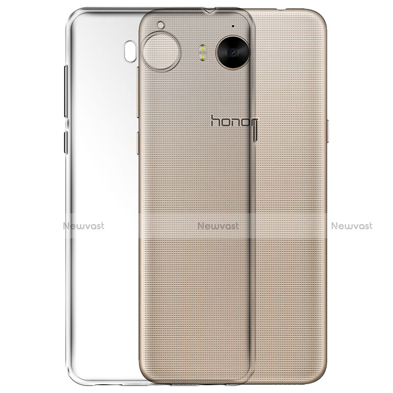 Ultra-thin Transparent TPU Soft Case T03 for Huawei Y5 (2017) Clear