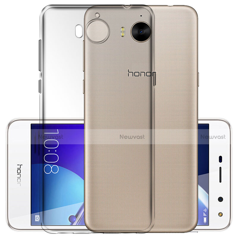 Ultra-thin Transparent TPU Soft Case T03 for Huawei Y6 (2017) Clear