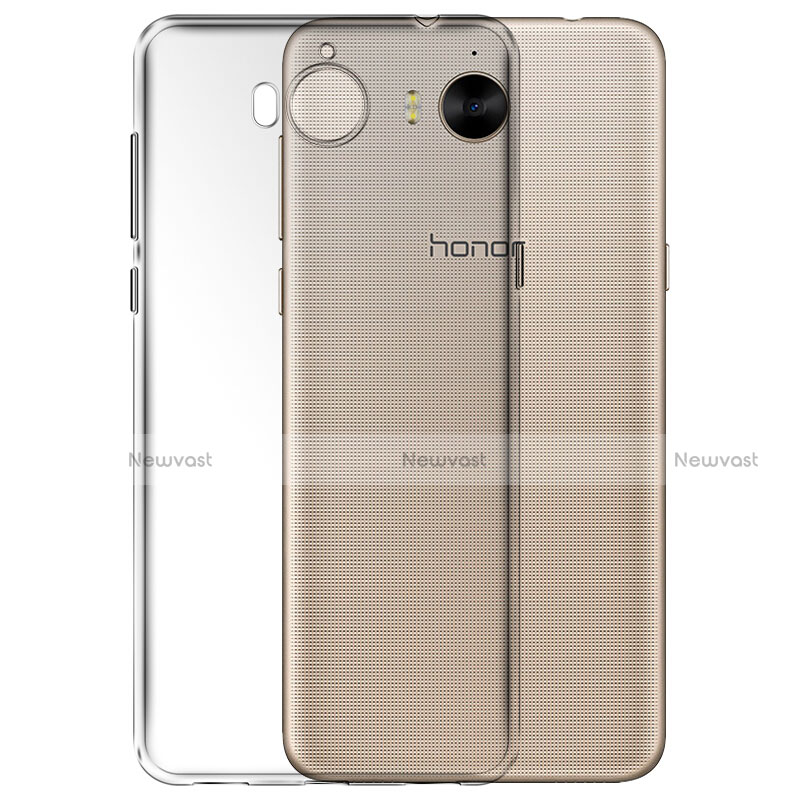 Ultra-thin Transparent TPU Soft Case T03 for Huawei Y6 (2017) Clear