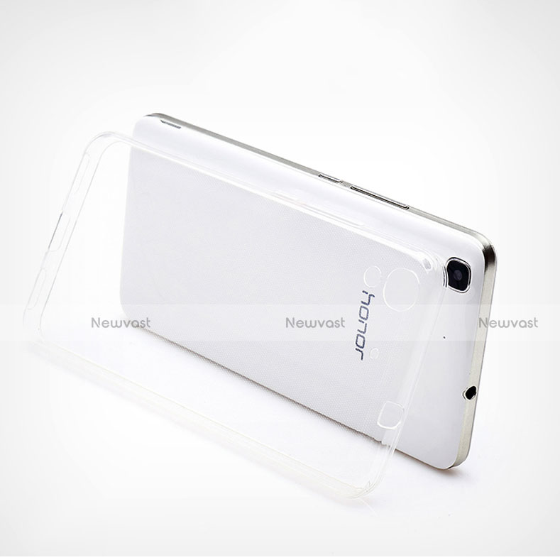 Ultra-thin Transparent TPU Soft Case T03 for Huawei Y6 Clear